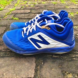 Men’s Blue New Balance Metal Cleats